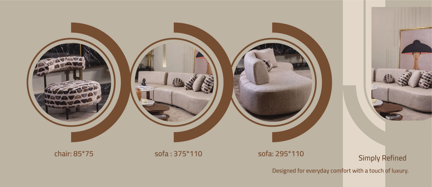 Extra Bon Bon sofa set