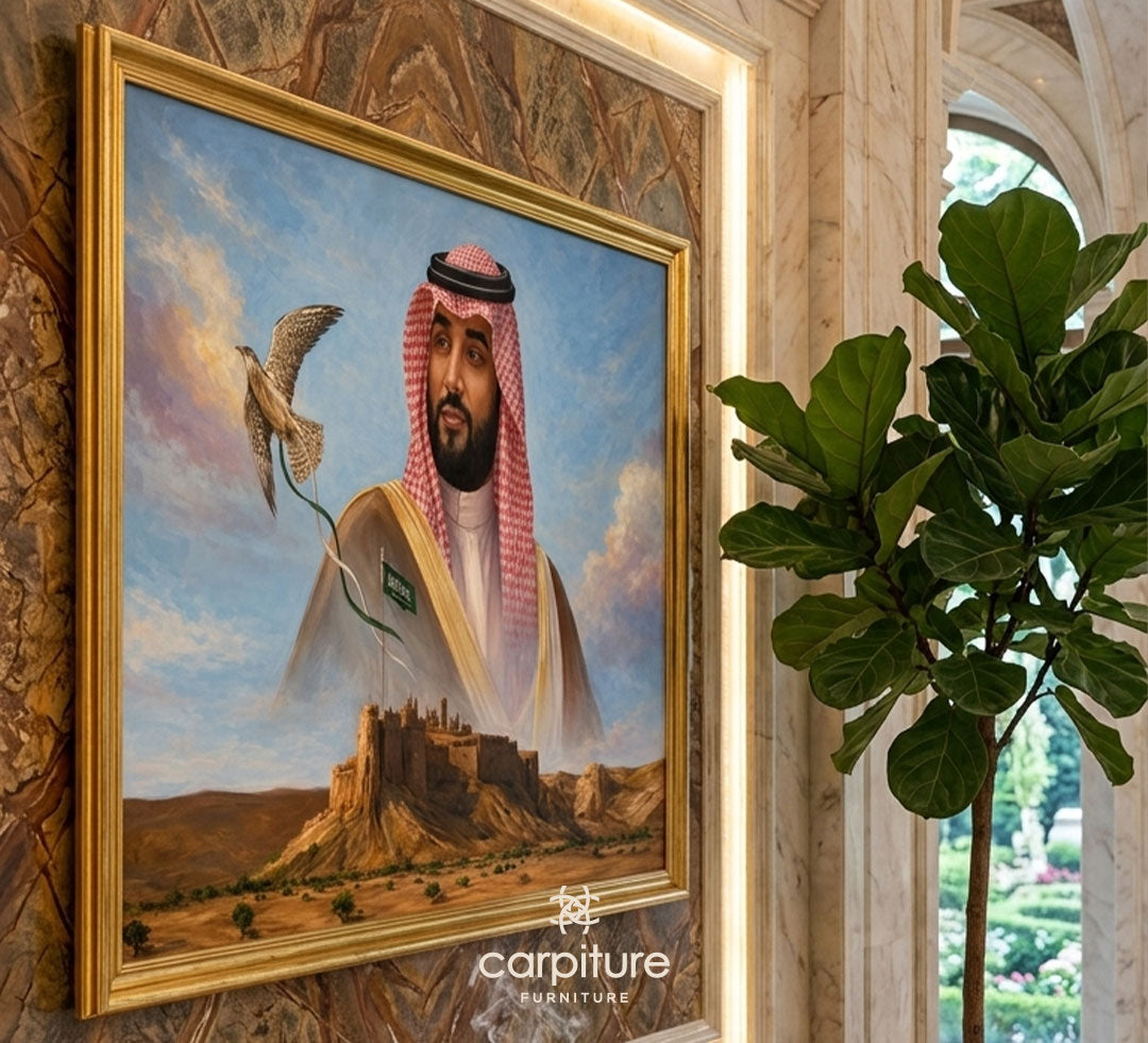 لوحة جدارية لصاحب السمو الملكي الأمير محمد بن سلمان